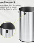 EKO Urban Round Open Top Can Commercial Grade - 120L / 32 Gal – Secure Placvement