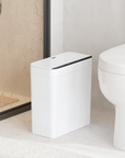 Brio 10L / 2.6 Gallon in White Compact Design Motion Sensor Trash Can