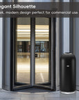 EKO Eternal Round Open Top Can Commercial Grade – 56L / 14.7 Gal – Elegant Silhouette Sleek, modern design perfect for commercial use