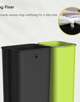 EcoCasa Step Recycling Can - Dual Compartment 30L+20L
