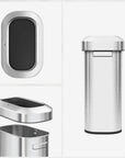 EKO Urban Slim Open Top Can Commercial Grade - 60L / 16 Gal – Easy