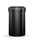 Urban Semi-Round Open Top Can Commercial Grade – 60L / 16 Gal-Matte Black