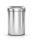 Urban 21 Gallon Semi-Round Open Top Waste Bin, 80L