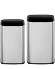 EKO Laguna Open Top Can with Nested Liner 2 Pack Combo Set - 7L+12L