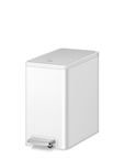 EcoCasa II Slim Step Can with Liner – 6L / 1.6 Gal - Matte White