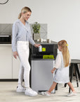 EcoCasa II Step Recycling Can - Dual Compartment 20L+20L