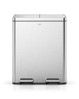 Edison 8+8 Gallons Kitchen Trash Can with Dual Removable Inner Liners