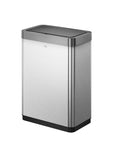 EKO Mirage-X Sensor Trash Can with Liner – 47Liter / 12.4 Gallon - Stainless Steel