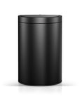 Mirage Semi-Round 47 Liter / 12.4 Gallon Motion Sensor Trash Can - Matte Black