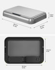 Lid for 9336-38+22L-MMT Vintage Dual Compartment Sensor Can