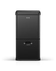 Vintage Dual Compartment 32L + 18L Motion Sensor Trash Can-Matte Black