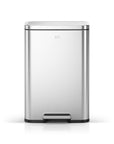 Madison Step Can with Liner – 50Liter / 13.2 Gallon – Stainless Steel