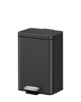 EKO Madison Step Trash Can With Liner - 6L / 1.6 Gal - Matte Black