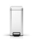 Stella 10 L/2.6 Gal Small Bathroom Step Trash Can - Stainless Steel