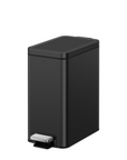 EKO Stella 10 L/2.6 Gal Small Bathroom Step Trash Can - Matte Black