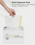EKO Code F - 13 Gallon Trash Bag - 60 Count – Quick Dispense Pack