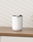 Fandy Table Bin with Swing-Top Lid - White 2.2L / 0.58 Gal