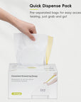 Code J - 12.9 Gallon (45-49L) Easy-Dispense Roll Trash Bag - 60 Count