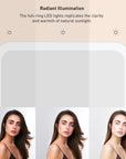 EKO iMira 1X Foldable 10.6" LED Mirror - White – Radiant Illumination