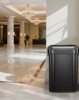 Urban Slim Open Top Can Commercial Grade - 90L / 23.7 Gal-Matte Black