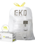 Code B - 2.6 Gallon Easy-Dispense Roll Trash Bag - 80 Count (7-10L)