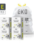 Code E - 8 Gallon Easy-Dispense Roll Trash Bag - 320 Count