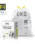 Code F-1 Slim - 8 Gallon Garbage Bags - 100 Count (30.3L)