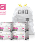 EKO Strong Trash Bags. Fresh Floral Scent (50-90L).