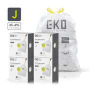 Code J Easy-Dispense Roll Trash Bags, 45-49 L / 11.9-12.9 Gal