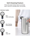 EKO Aroma Smart Liquid Soap Dispenser - Stainless Steel – Self-Cleaning Feature