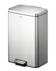 Maxwell Dual Compartment 20L+25L Step Trash Can, Brushed Stainless Steel Finish