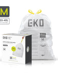 Code M -10.6 Gallon Easy-Dispense Roll Trash Bag - 110 Count