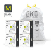 Code M Easy-Dispense Roll Trash Bags, 35-40 L / 9.3-10.6 Gal