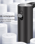 EKO Aroma Smart Liquid Soap Dispenser - Dark Gray – USB Rechargeable