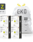 Code Z - 12.5 Gallon Easy-Dispense Roll Trash Bag - 440 Count