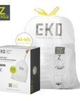 Code Z - 12.5 Gallon Easy-Dispense Roll Trash Bag - 110 Count (40-60L)
