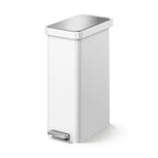 Hudson Slim Step Trash Can, 50 L