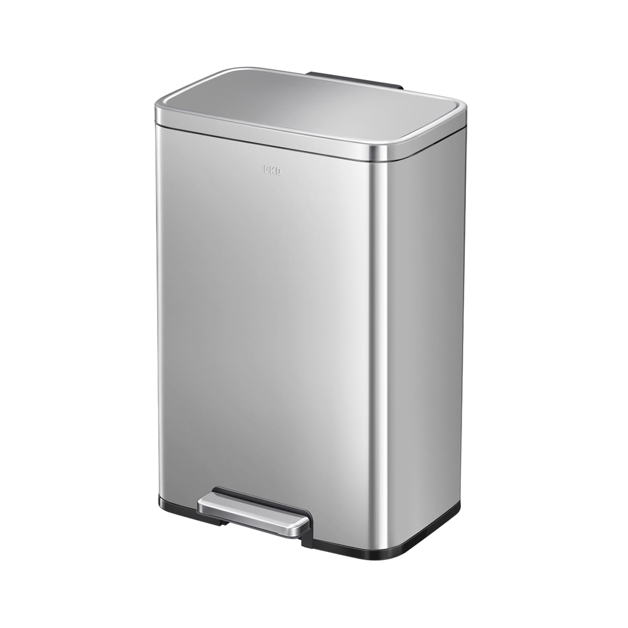 Madison Step Can with Liner – Matte Stainless Steel – 50L / 13.2 Gal ...