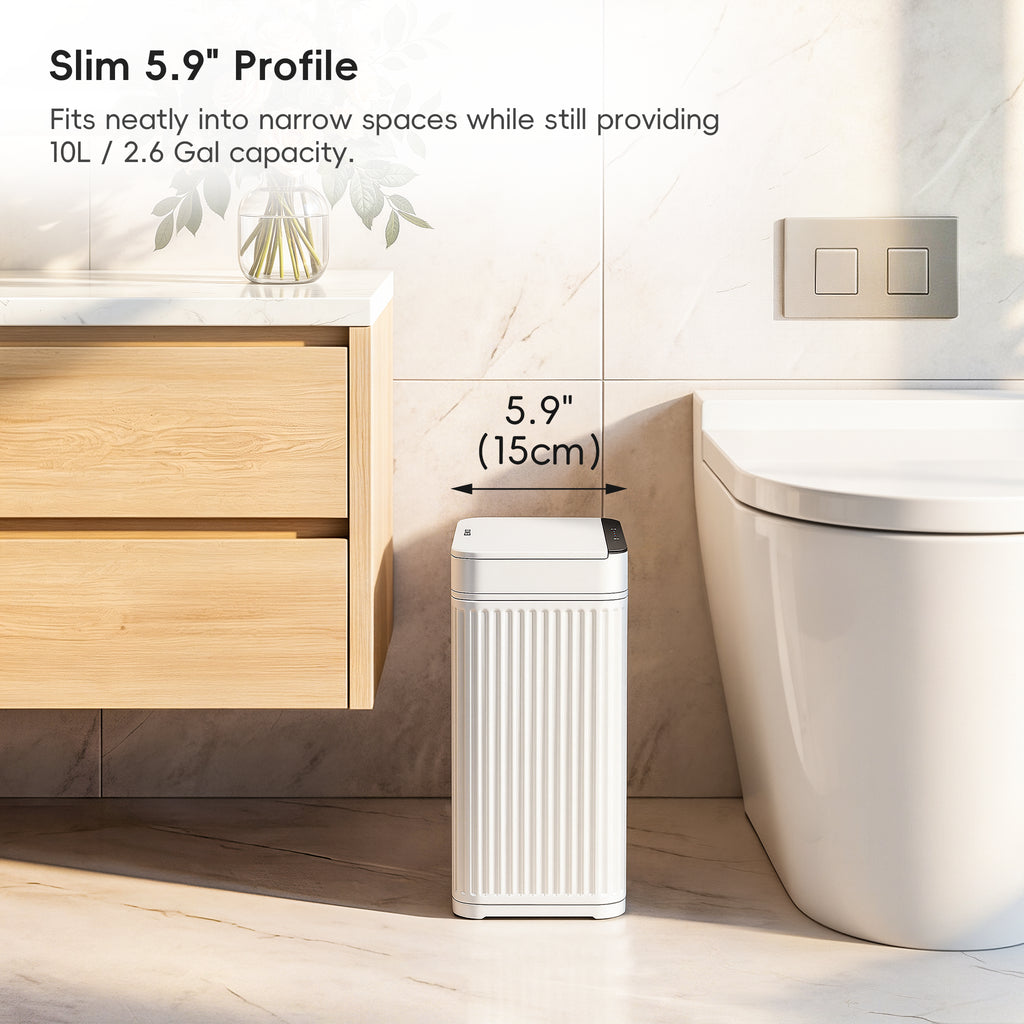 Brio X Compact Motion Sensor Trash Can, 10 L