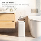 Brio X Compact Motion Sensor Trash Can, 10 L