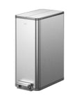 X-Wing 50L / 13.2 Gallon Slim Step Trash Can with Dual Wing Lid