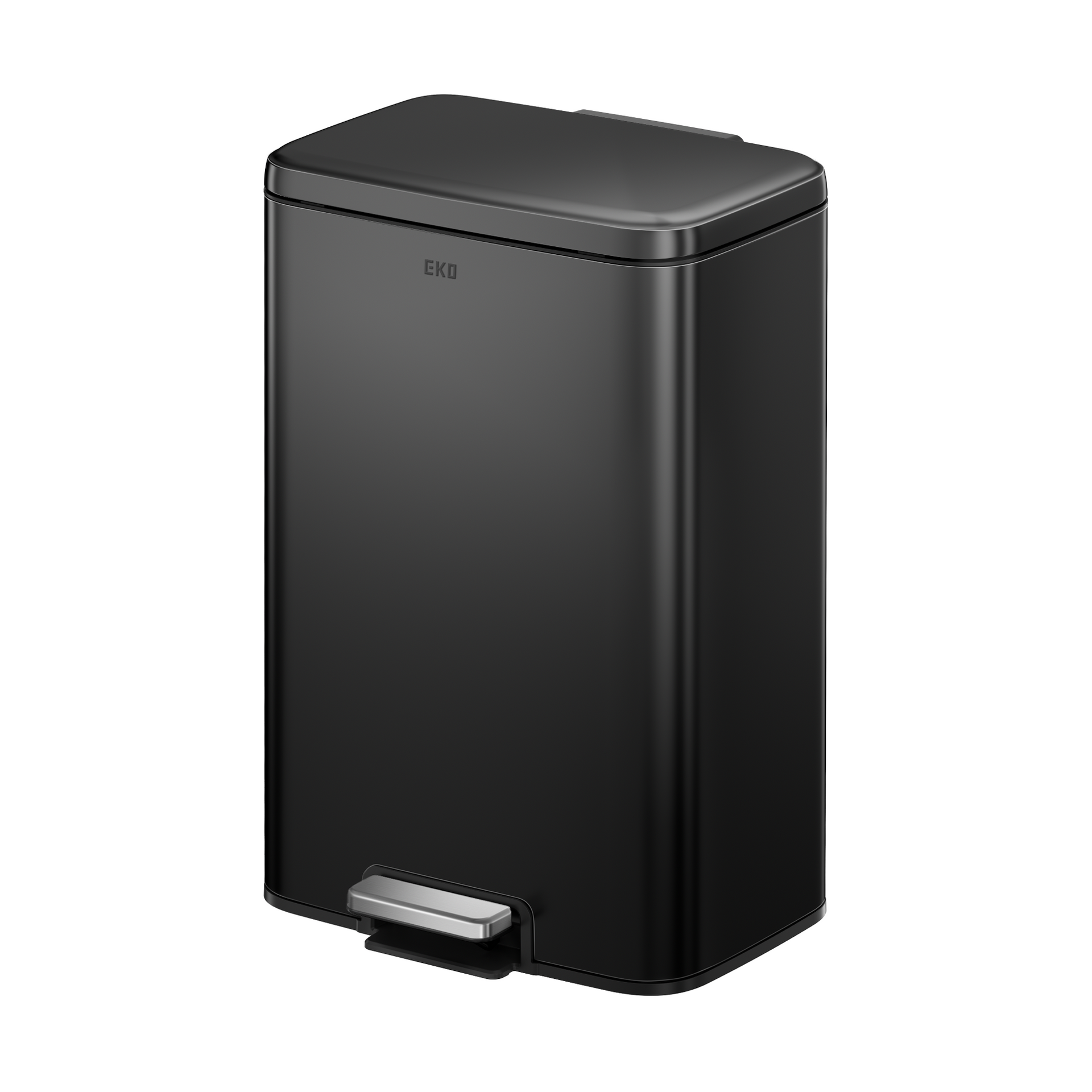 Maxwell Step On Foot Pedal Trash Can, 13.2 Gallon/50L Matte Black