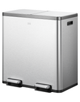 EcoCasa Plus 2 x 10.6 Gal Dual Recycling Trash Can for Kitchen