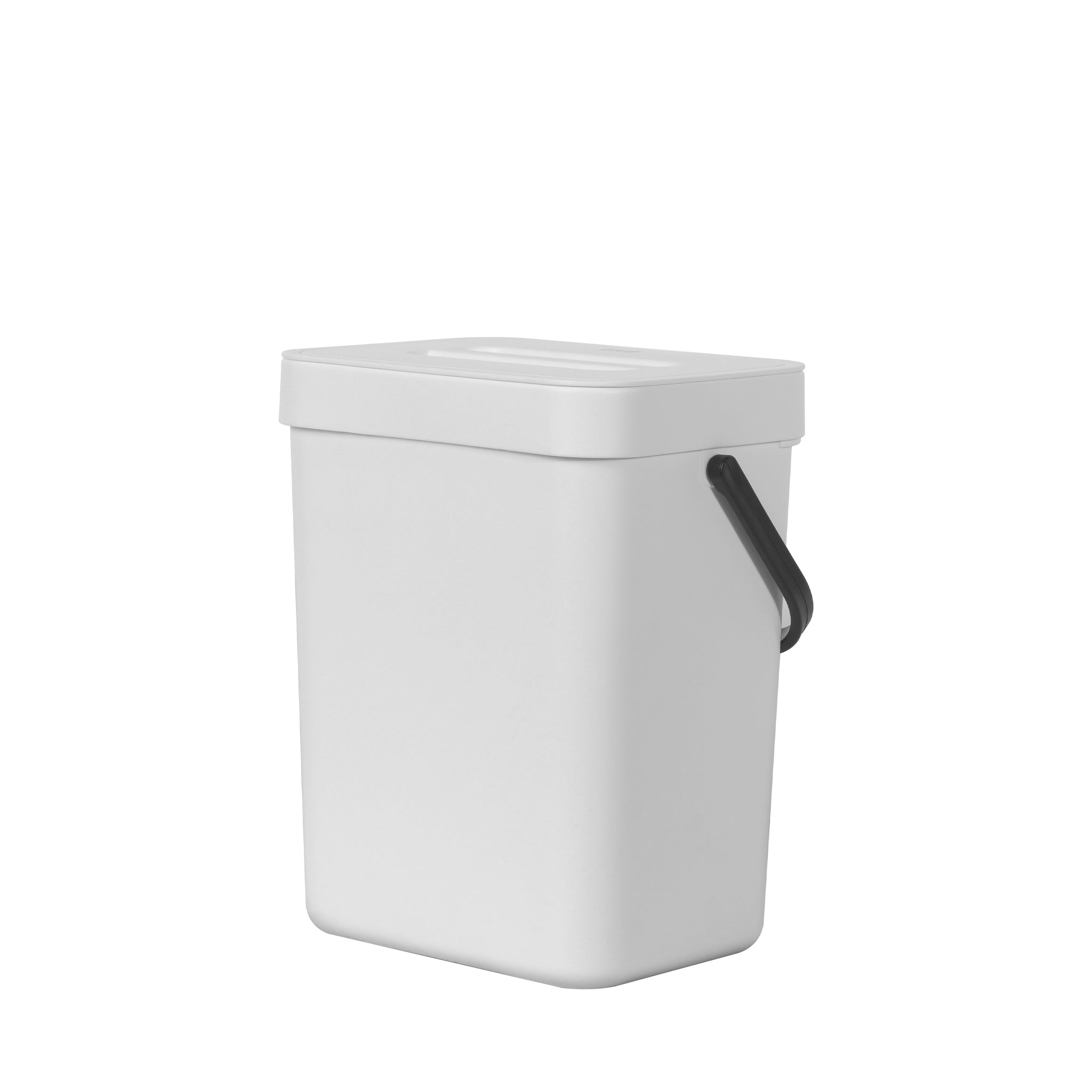 Puro Compost Bin with Lid - White 5L / 1.32 Gal