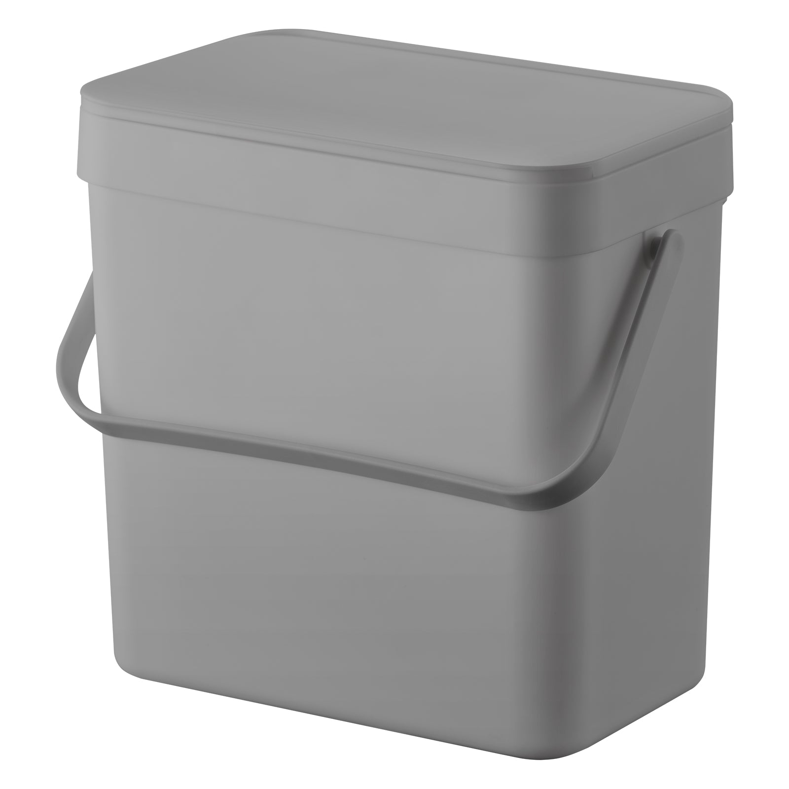 Puro II Compost Bin with Swing Lid - White 5L / 1.32 Gal