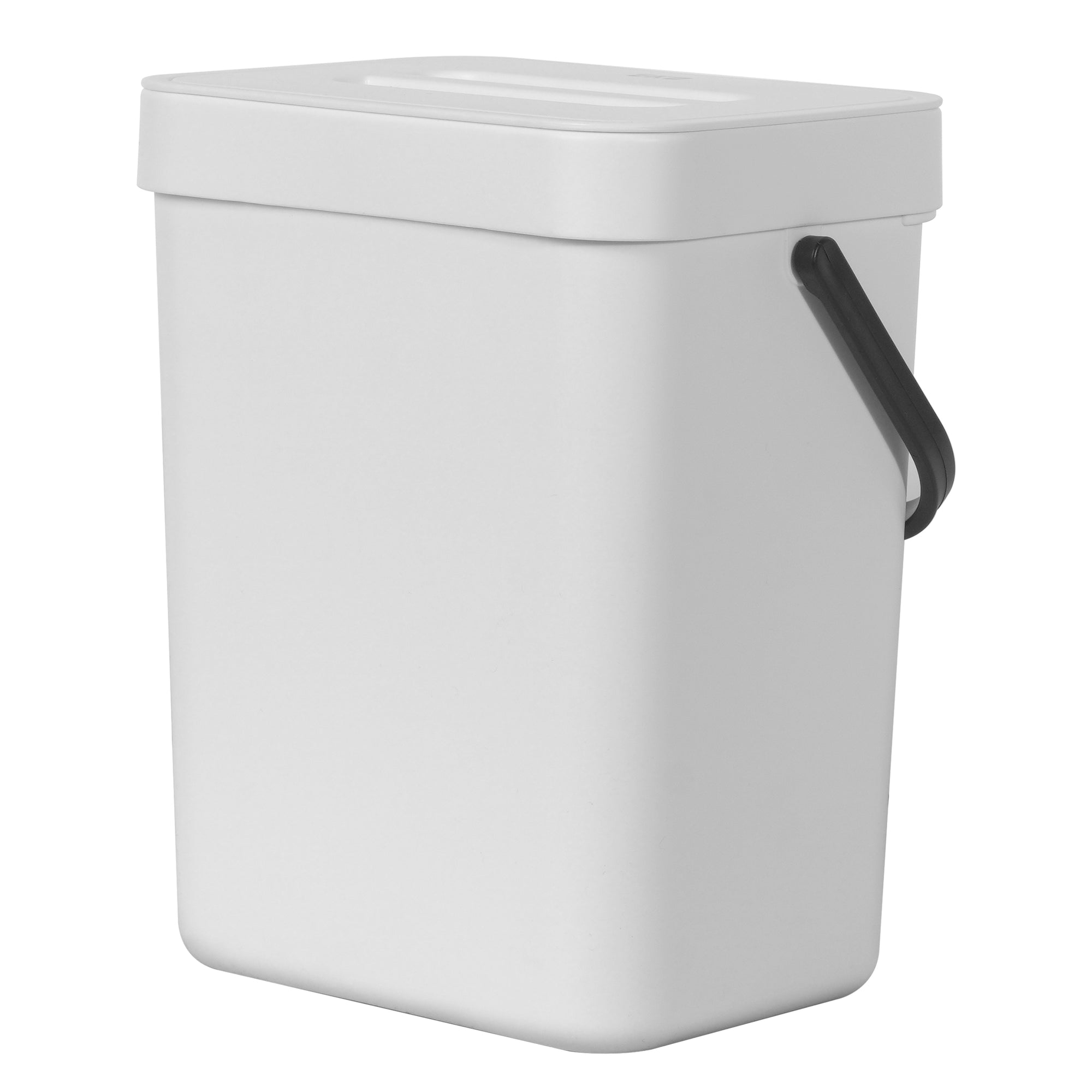 Puro Compost Bin with Lid - White 5L / 1.32 Gal