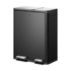 EcoCasa Dual Compartment Step Recycling Can, 30+20 L