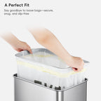 Code J Easy-Dispense Roll Trash Bags, 45-49 L / 11.9-12.9 Gal
