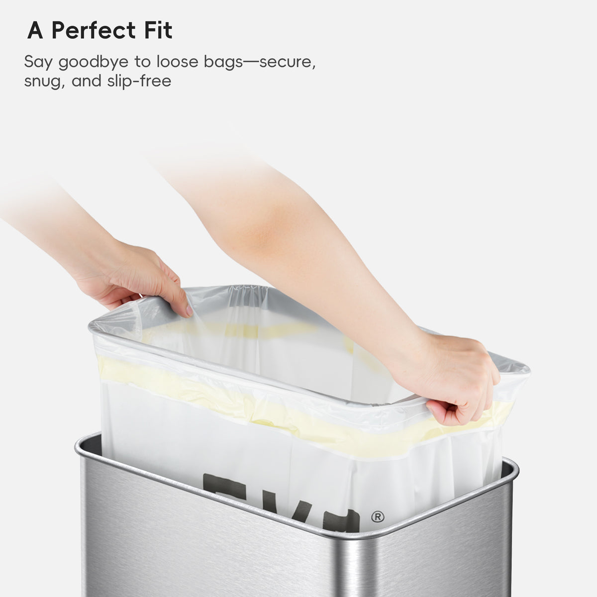 Code J Easy-Dispense Roll Trash Bags, 45-49 L / 11.9-12.9 Gal