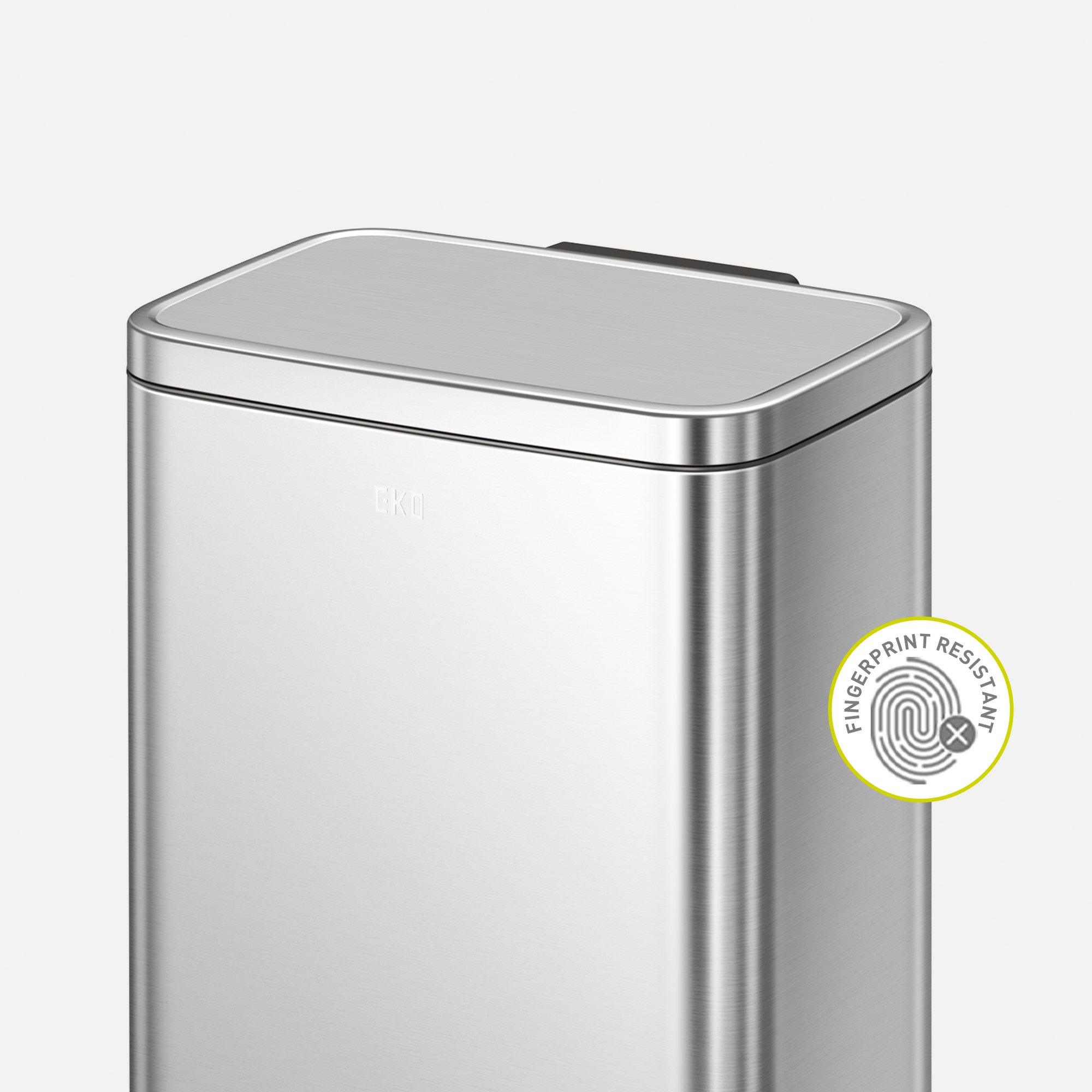 Madison Step Can with Liner – 13.2 Gal – Stainless Steel – Home by EKO Madison Step Can with Liner – 13.2 Gal – Stainless Steel – Home by EKO